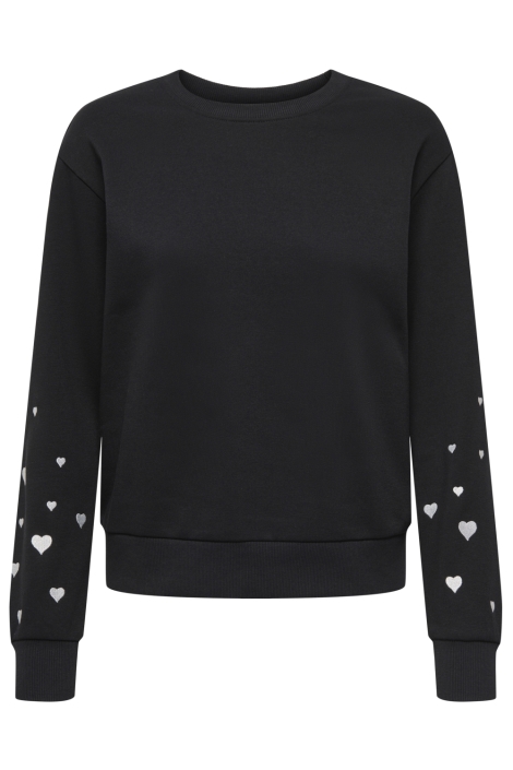 Jacqueline de Yong zwarte dames sweater | Vooraanzicht