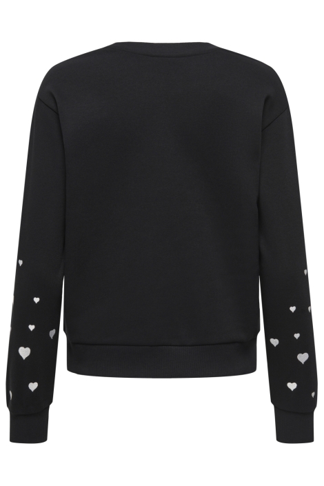 Jacqueline de Yong zwarte dames sweater | Achteraanzicht