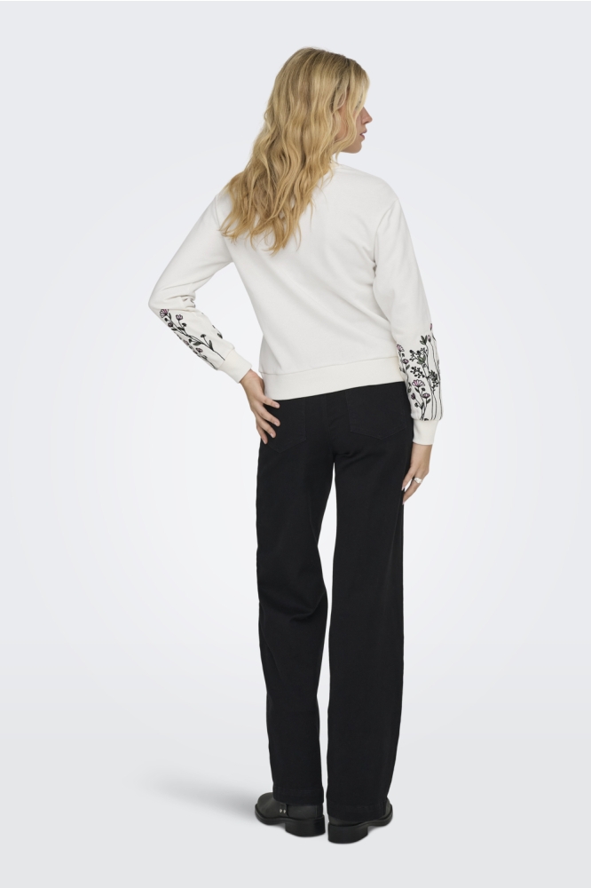 Jacqueline de Yong witte dames sweater | 