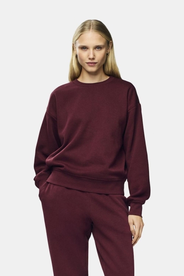 Pieces PCCHILLI LS LOOSE SWEAT NOOS BC 17156302 TAWNY PORT