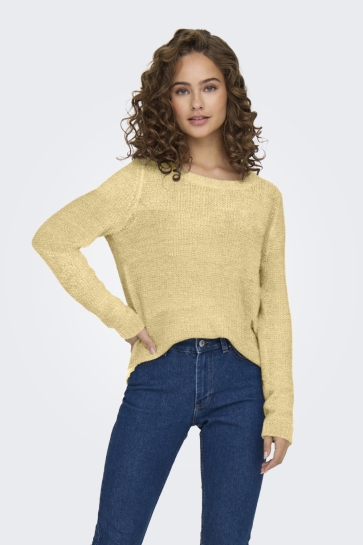 Only Trui ONLGEENA XO L/S PULLOVER KNT NOOS 15113356 SUNLIGHT