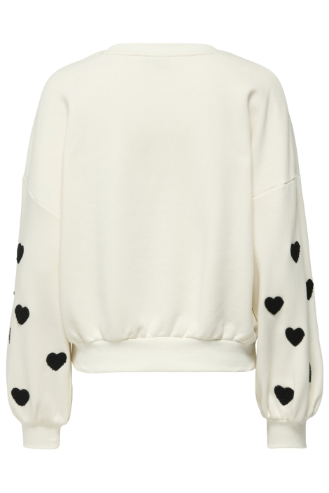 Only witte dames sweater | Achteraanzicht