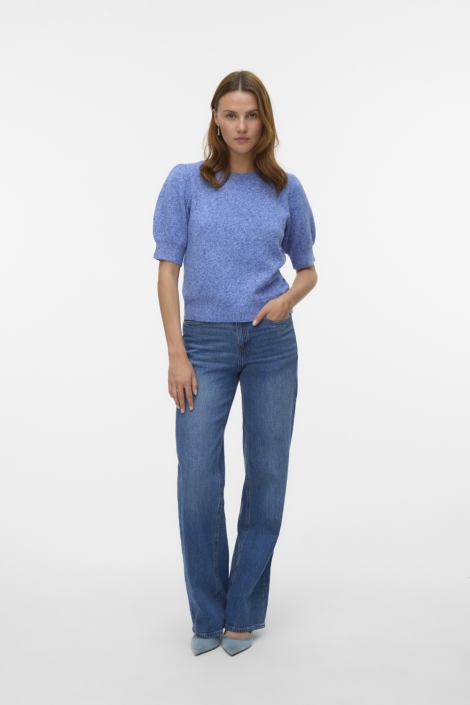 Vero Moda blauwe dames trui | Model