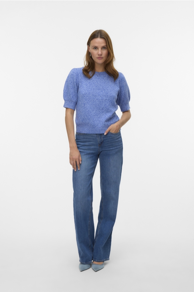 Vero Moda blauwe dames trui | Model