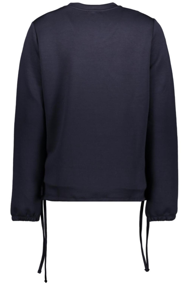 Zoso blauwe dames sweater | Achteraanzicht