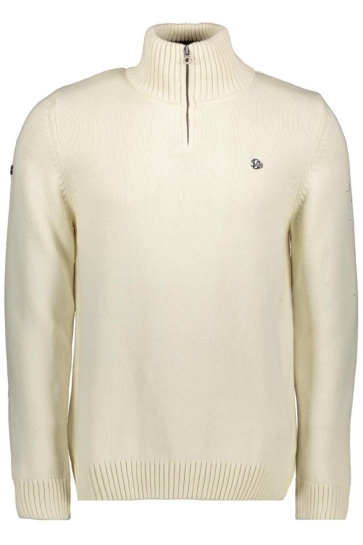 Superdry Trui COTTON HALF ZIP KNIT M6110706A CREAM
