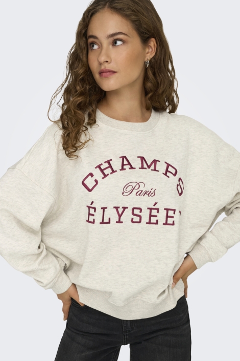 Jacqueline de Yong beige dames sweater | Model