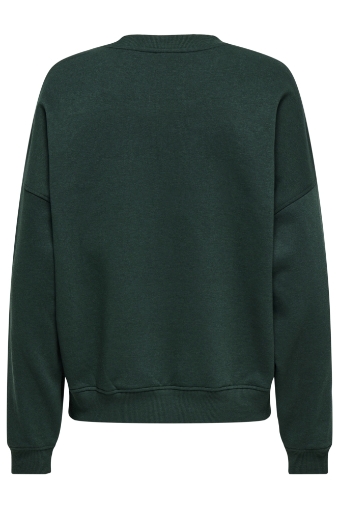 Jacqueline de Yong groene dames sweater | Achteraanzicht