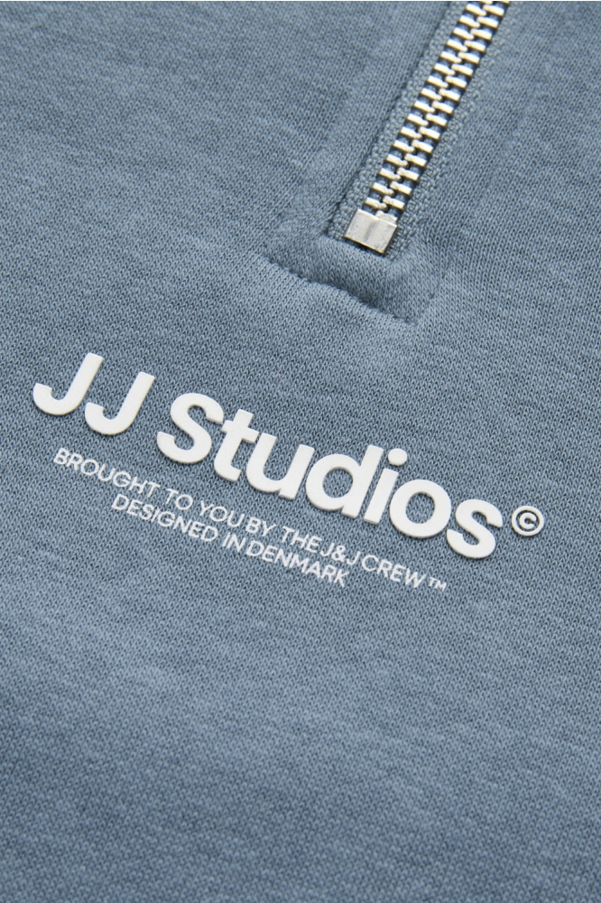Jack & Jones blauwe heren sweater | Close up