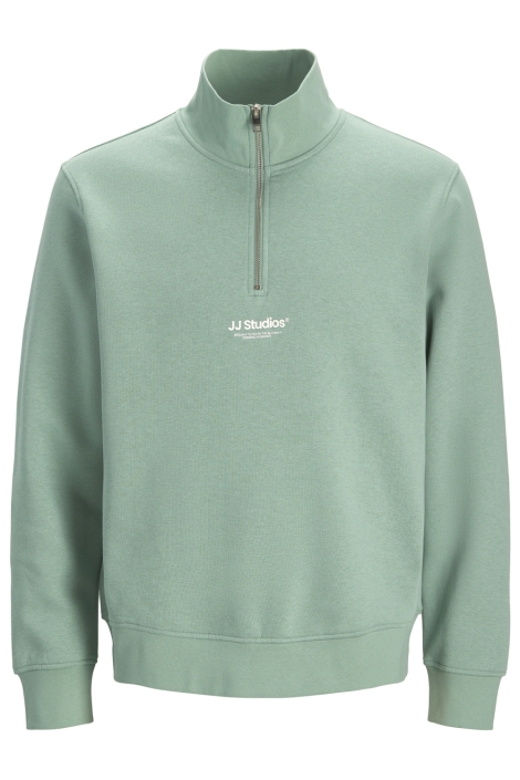 Jack & Jones groene heren sweater | Vooraanzicht