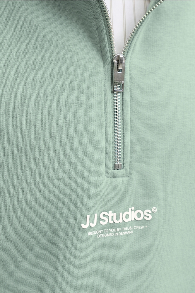 Jack & Jones groene heren sweater | Kleurstaal