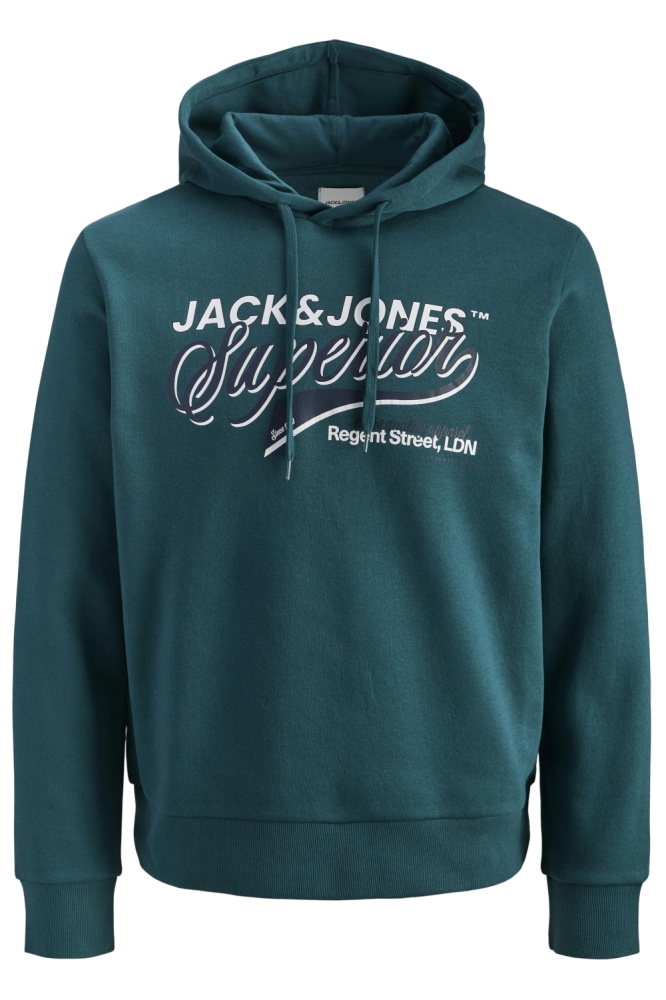 Jack & Jones groene heren sweater | Vooraanzicht