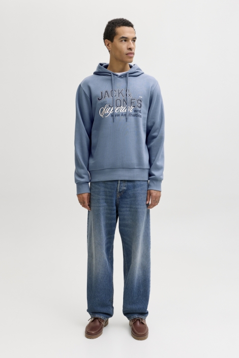 Jack & Jones blauwe heren sweater | Model