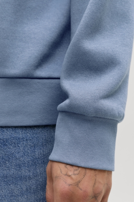 Jack & Jones blauwe heren sweater | Close up