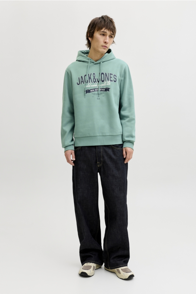 Jack & Jones groene heren sweater | Model
