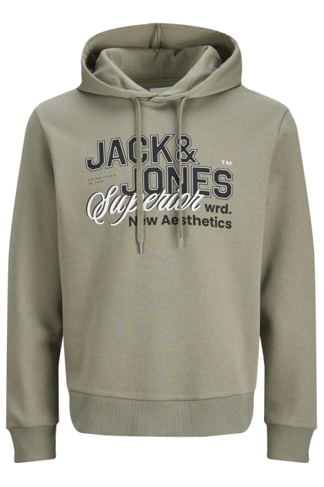 Jack & Jones groene heren sweater | Vooraanzicht