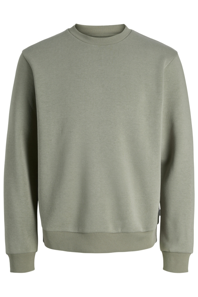 Jack & Jones groene heren sweater | Vooraanzicht