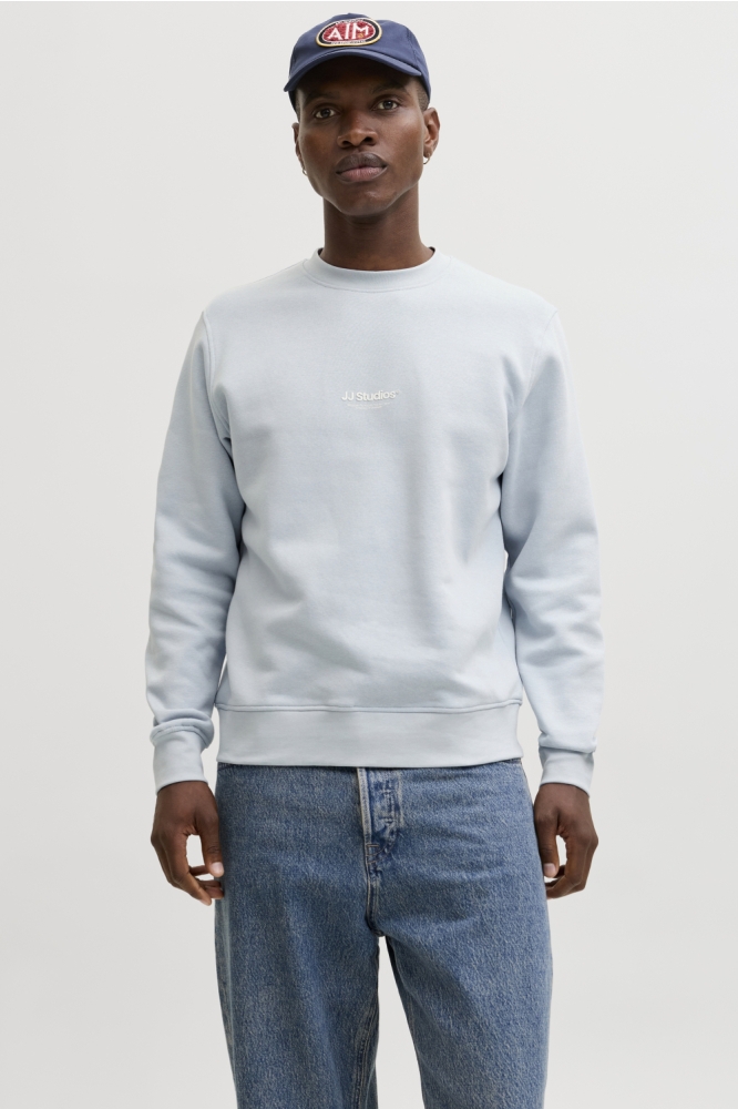 Jack & Jones blauwe heren trui | Vooraanzicht