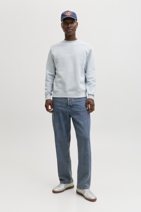 Jack & Jones blauwe heren trui | Close up