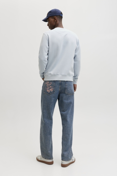 Jack & Jones blauwe heren trui | Model