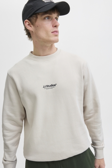 Jack & Jones Trui JJESOHO SWEAT CREW NECK NOOS 12278791 MOONBEAM