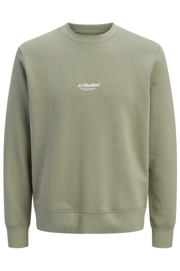 Jack & Jones Trui JJESOHO SWEAT CREW NECK NOOS 12278791 VETIVER