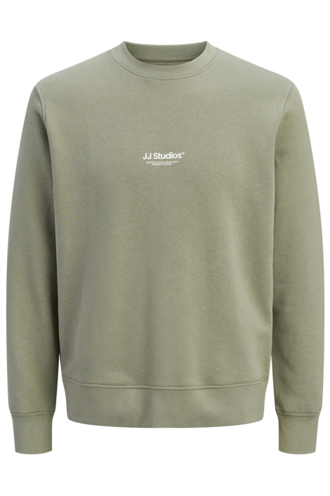 Jack & Jones groene heren sweater | Vooraanzicht