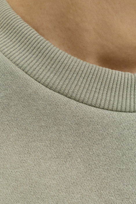 Jack & Jones groene heren sweater | Close up