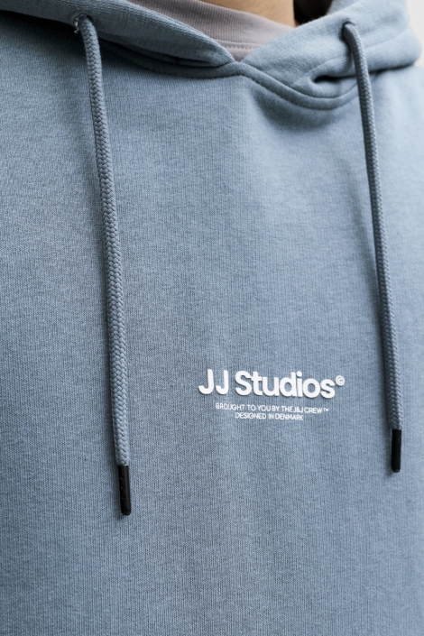Jack & Jones blauwe heren sweater | Close up