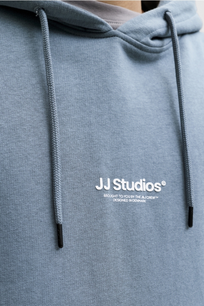 Jack & Jones blauwe heren sweater | Close up