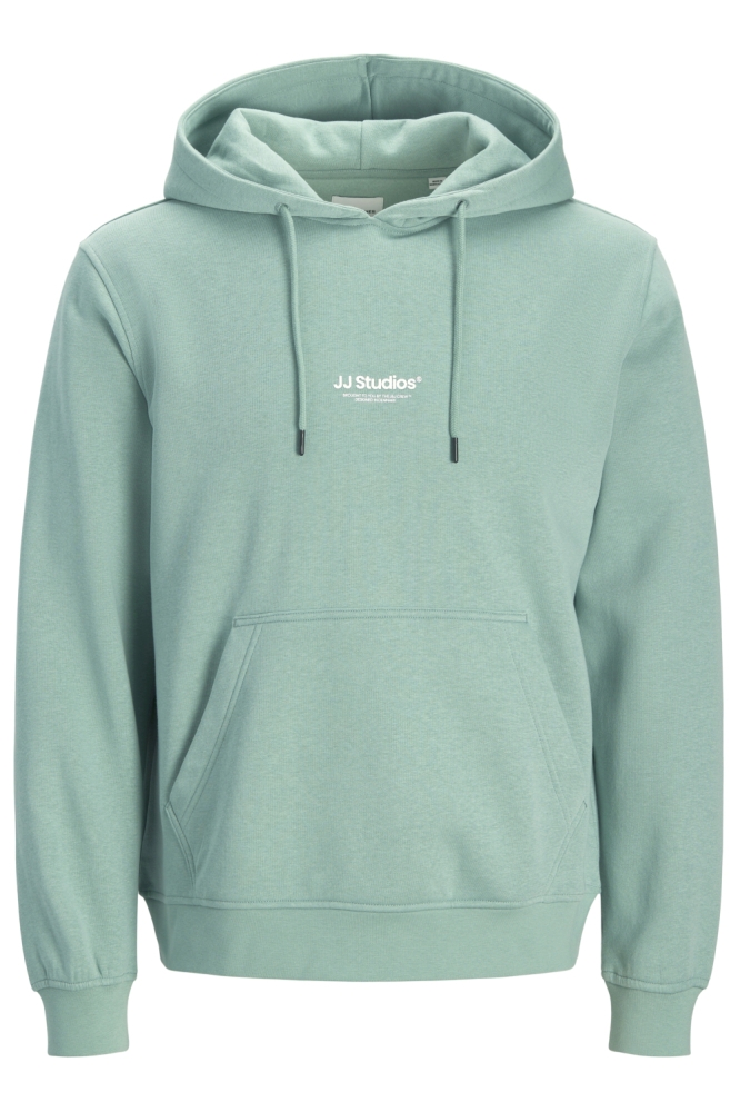 Jack & Jones groene heren sweater | Vooraanzicht