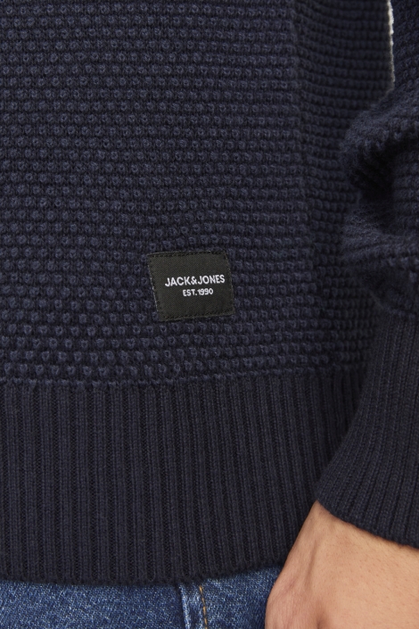 Jack & Jones blauwe heren trui | Kleurstaal