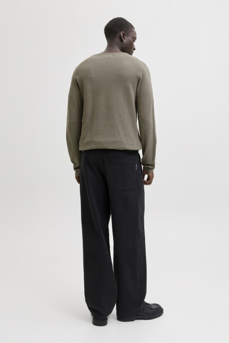 Jack & Jones groene heren trui | Model