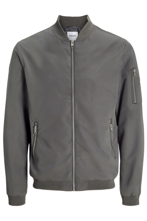 Jack & Jones grijze heren jas | Vooraanzicht