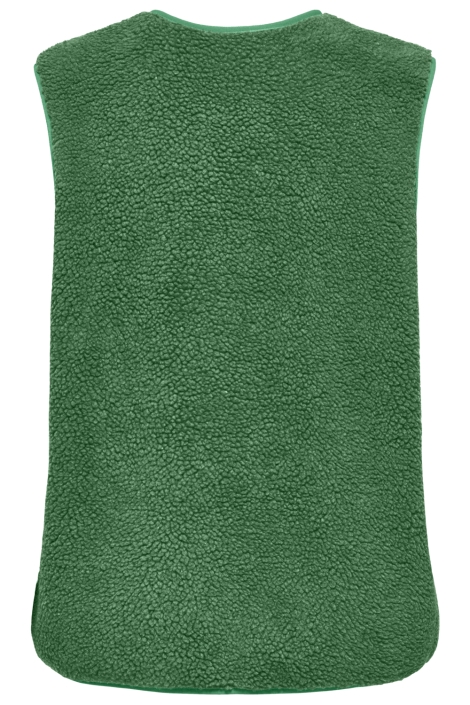 Only groene dames gilet | Achteraanzicht