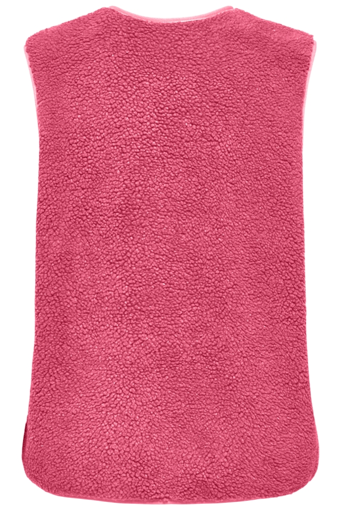 Only roze dames gilet | Achteraanzicht
