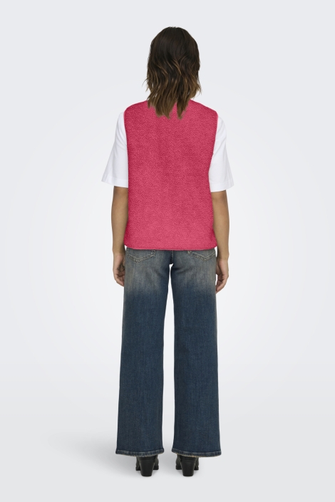 Only roze dames gilet | Model