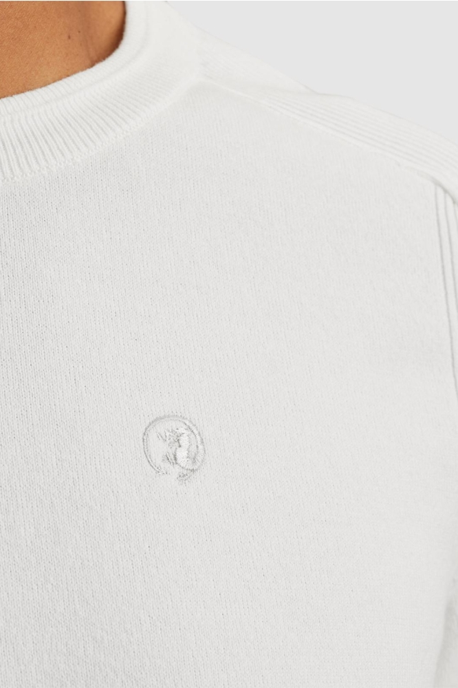 Cast Iron witte heren trui | Kleurstaal