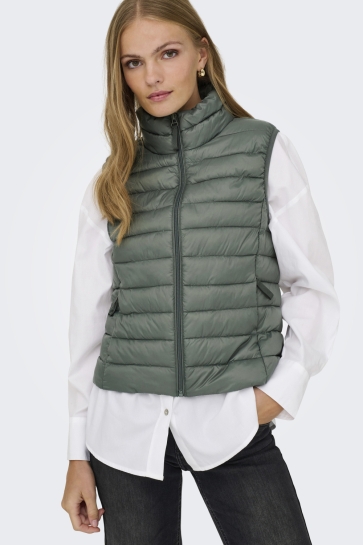 Only ONLTAHIA LW QUILTED WAISTCOAT OTW N 15351970 CASTOR GRAY
