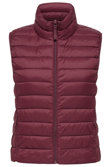 Only ONLTAHIA LW QUILTED WAISTCOAT OTW N 15351970 Cabernet