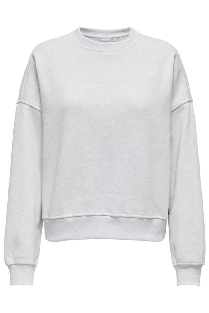 Only grijze dames sweater | Vooraanzicht