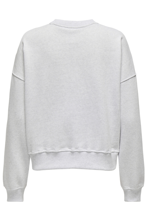 Only grijze dames sweater | Achteraanzicht