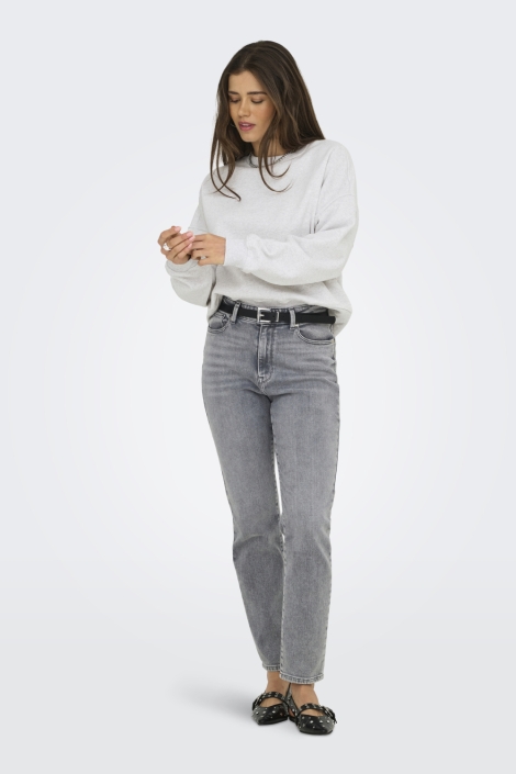 Only grijze dames sweater | Model