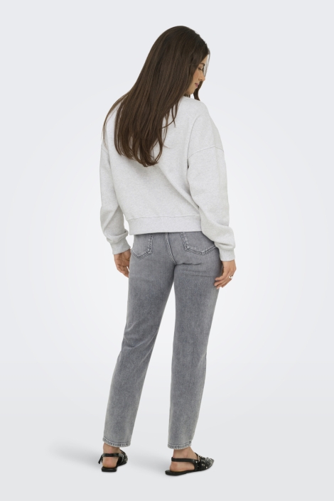 Only grijze dames sweater | Model