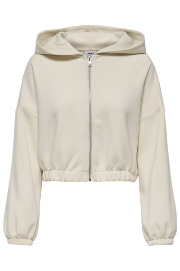 Only Vest ONLSCARLETT LIFE LS ZIP HOOD SWT NO 15346449 BIRCH