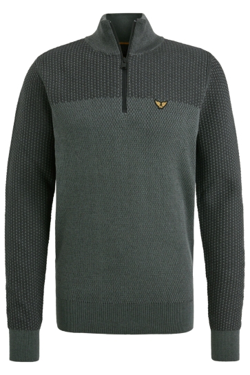 PME legend Trui GEBREIDE TRUI MET RITS PKW2310314 6026