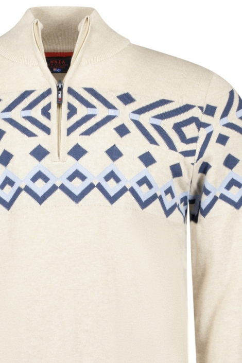 NZA beige heren trui | Close up