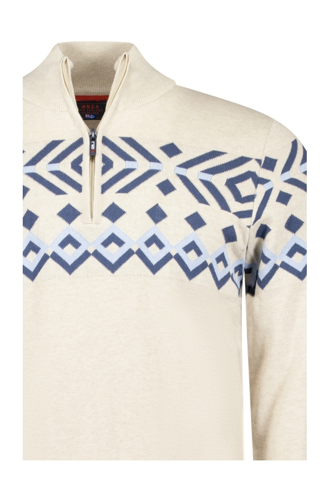 NZA beige heren trui | Close up