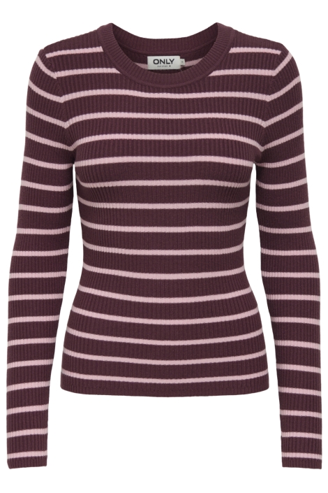 Only bordeaux dames trui | Vooraanzicht