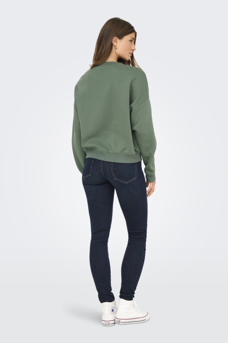 Only groene dames sweater | Model